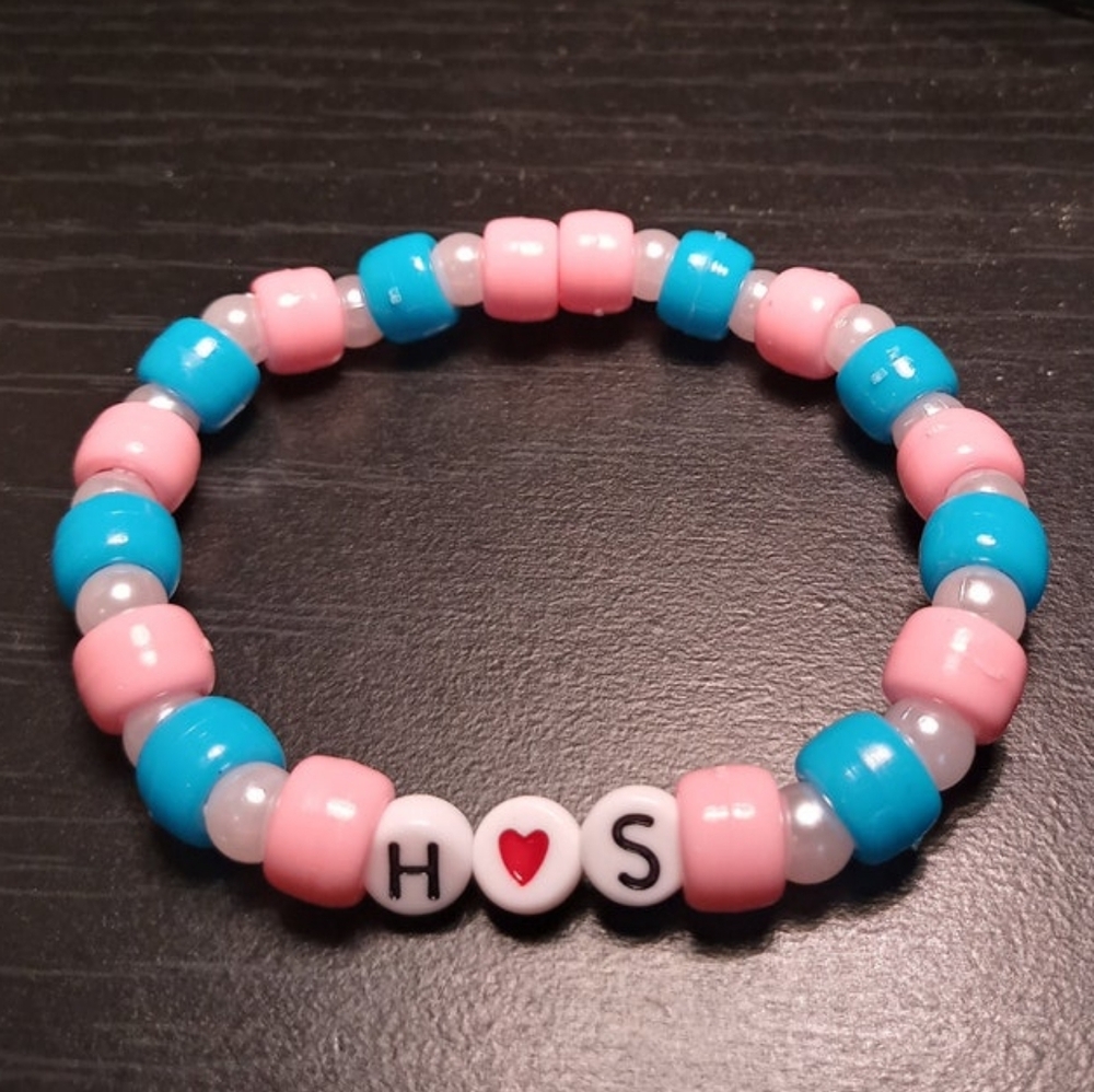 'Harry Styles' Handmade Kandi Bead Bracelet